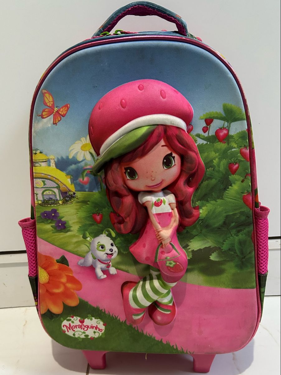 Mochila Rodinha Moranguinho | Item Infantil Xeryus Usado 80310628 | enjoei