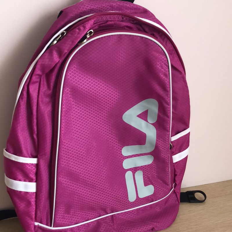 Mochila best sale rosa fila