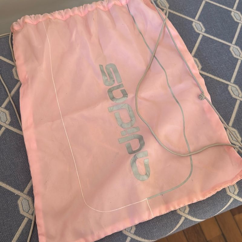 Mochila Tipo Saco Adidas Rosa Adidas Usado 112430367 enjoei