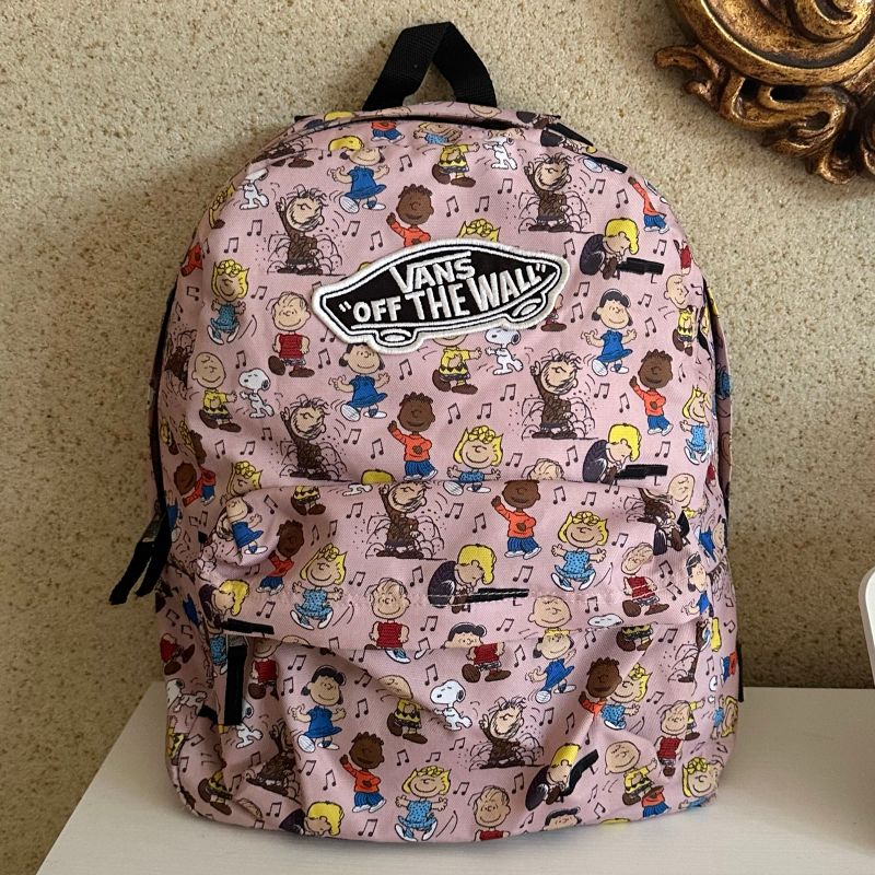 Vans snoopy rosas sales