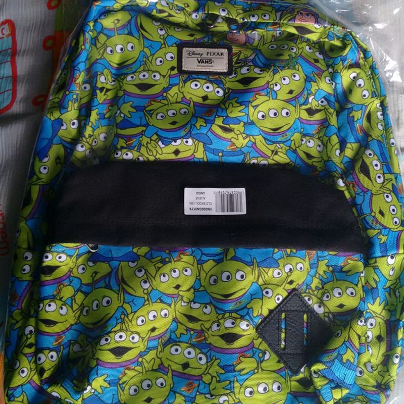 Mochila vans cheap toy story aliens