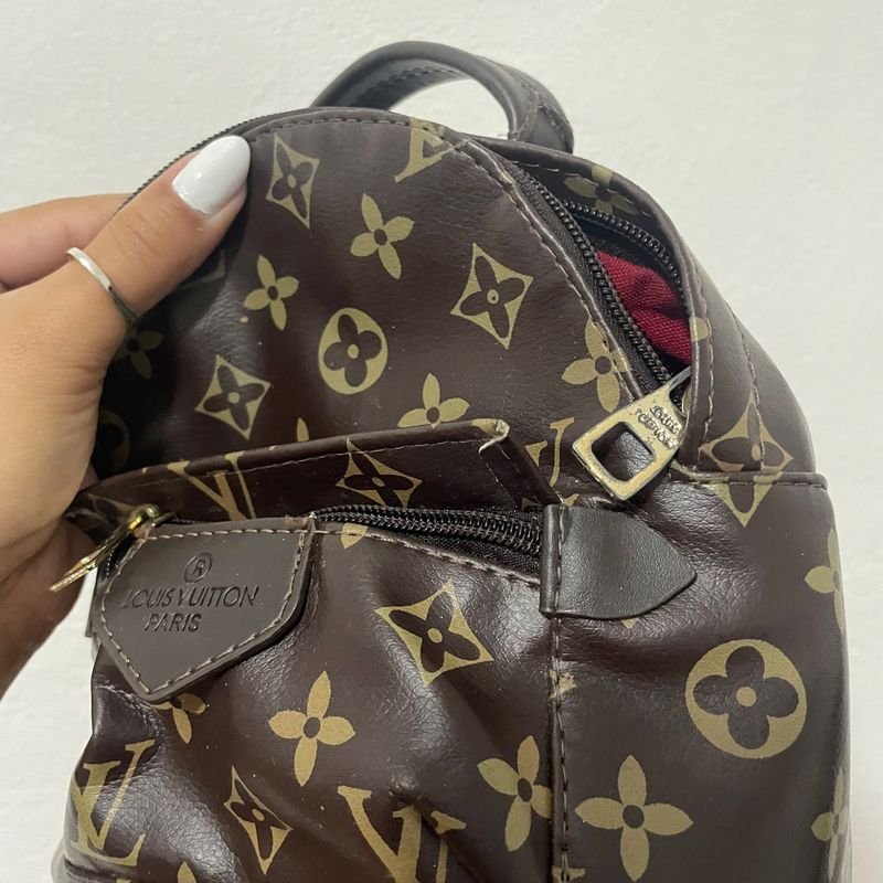 mochilinha Palm Springs Louis Vuitton! Bolsa-mochila feminina