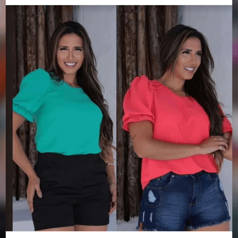 Blusas orders e vestidos da moda