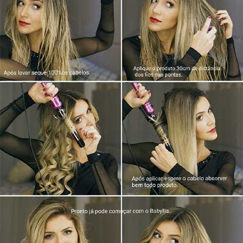 Modelador de Cachos e Penteados para Uso de Babyliss e Chapinhas., Produto  p/ Cabelos Feminino Hair Vip Nunca Usado 40256429