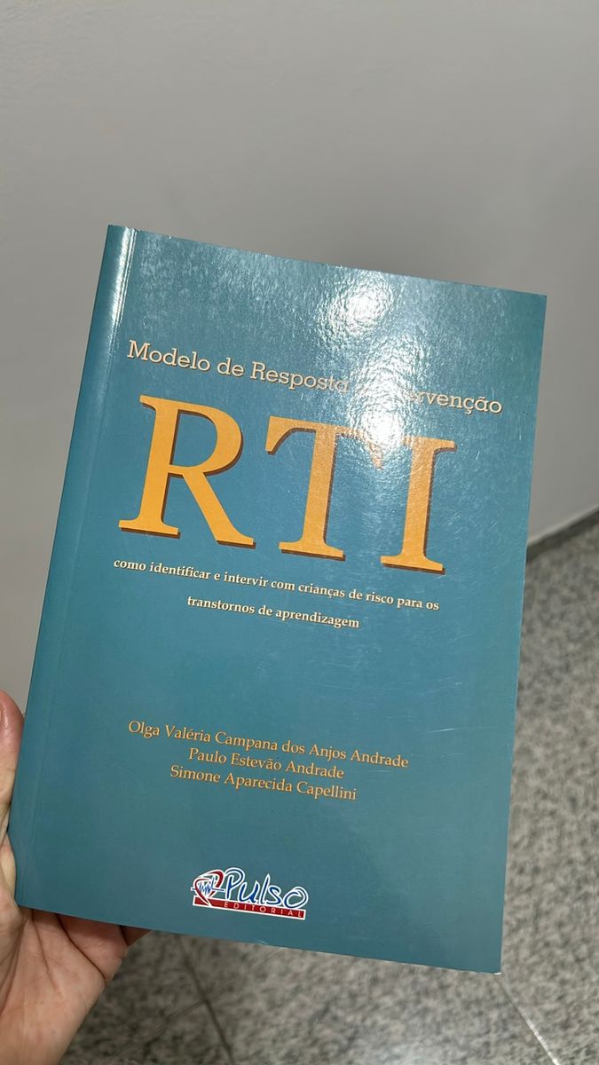 Modelo de Resposta À Intervenção | Livro Pulso Usado 114396286 | enjoei