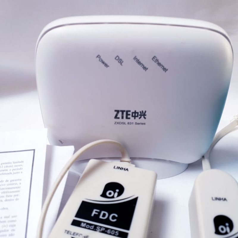 Modem Oi Zte Zxdsl 831 Series | Zte Nunca Usado 83608177 | enjoei