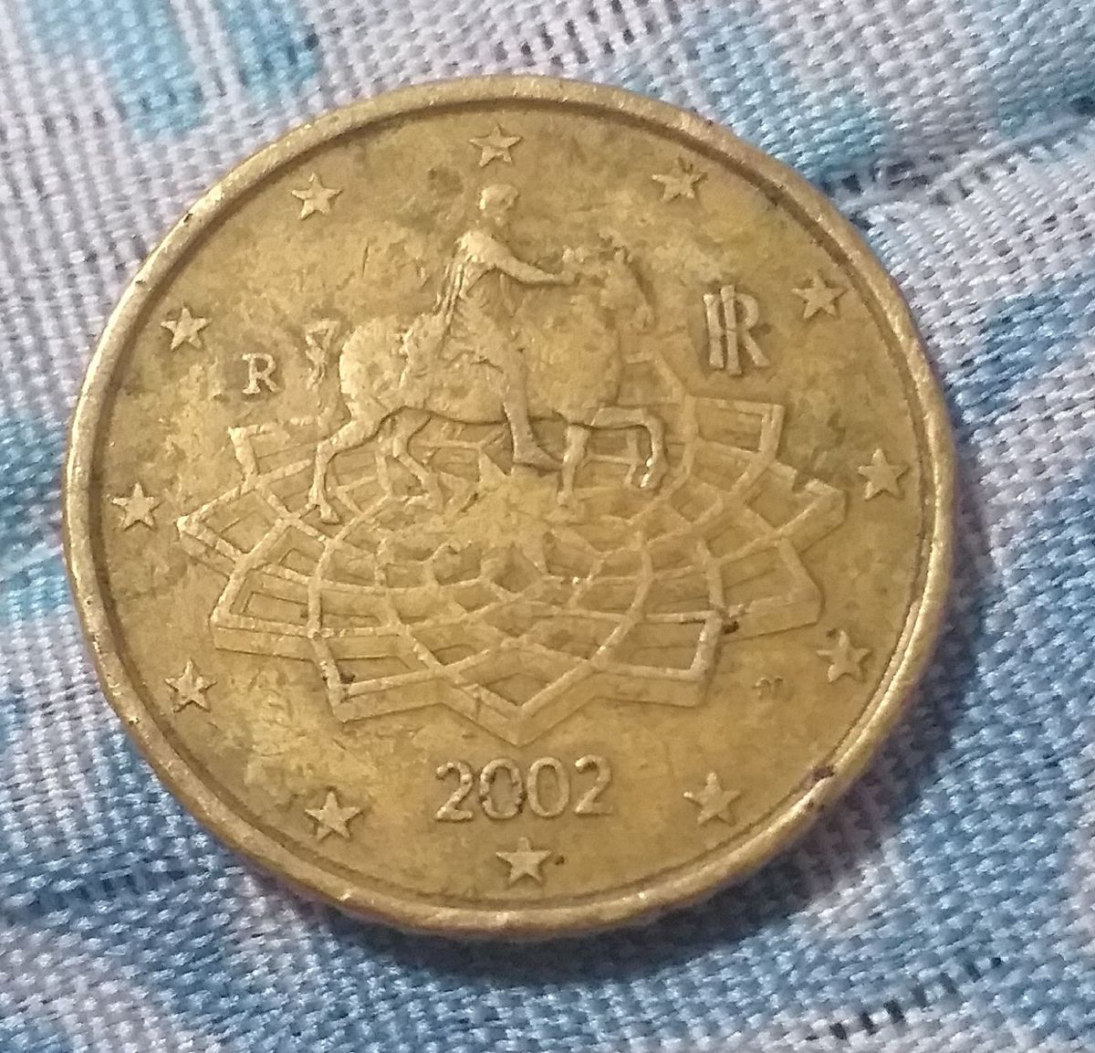 Moeda 50 Euro Cent Do Ano 2002 Item Info Eletro Usado 76435484 Enjoei