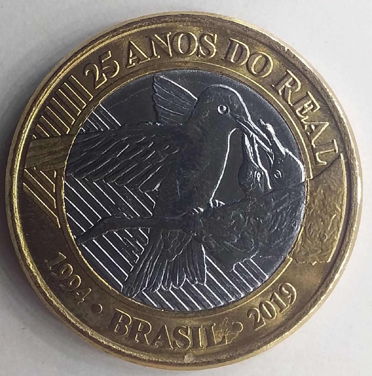 Moeda Comemorativa Beija Flor Cacareco Real