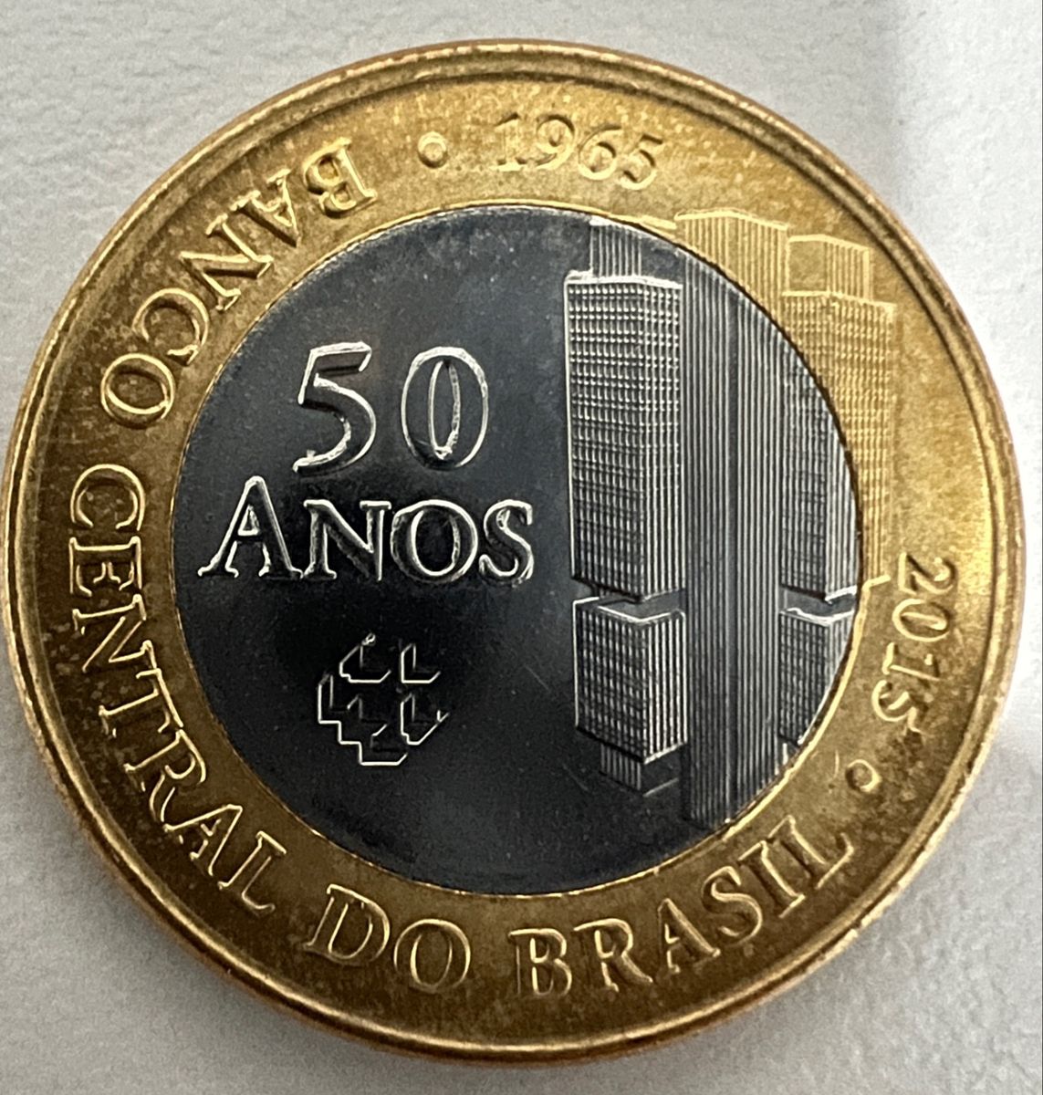 Moeda De 1 Real 50 Anos Banco Central | Produto Vintage E Retro Usado ...