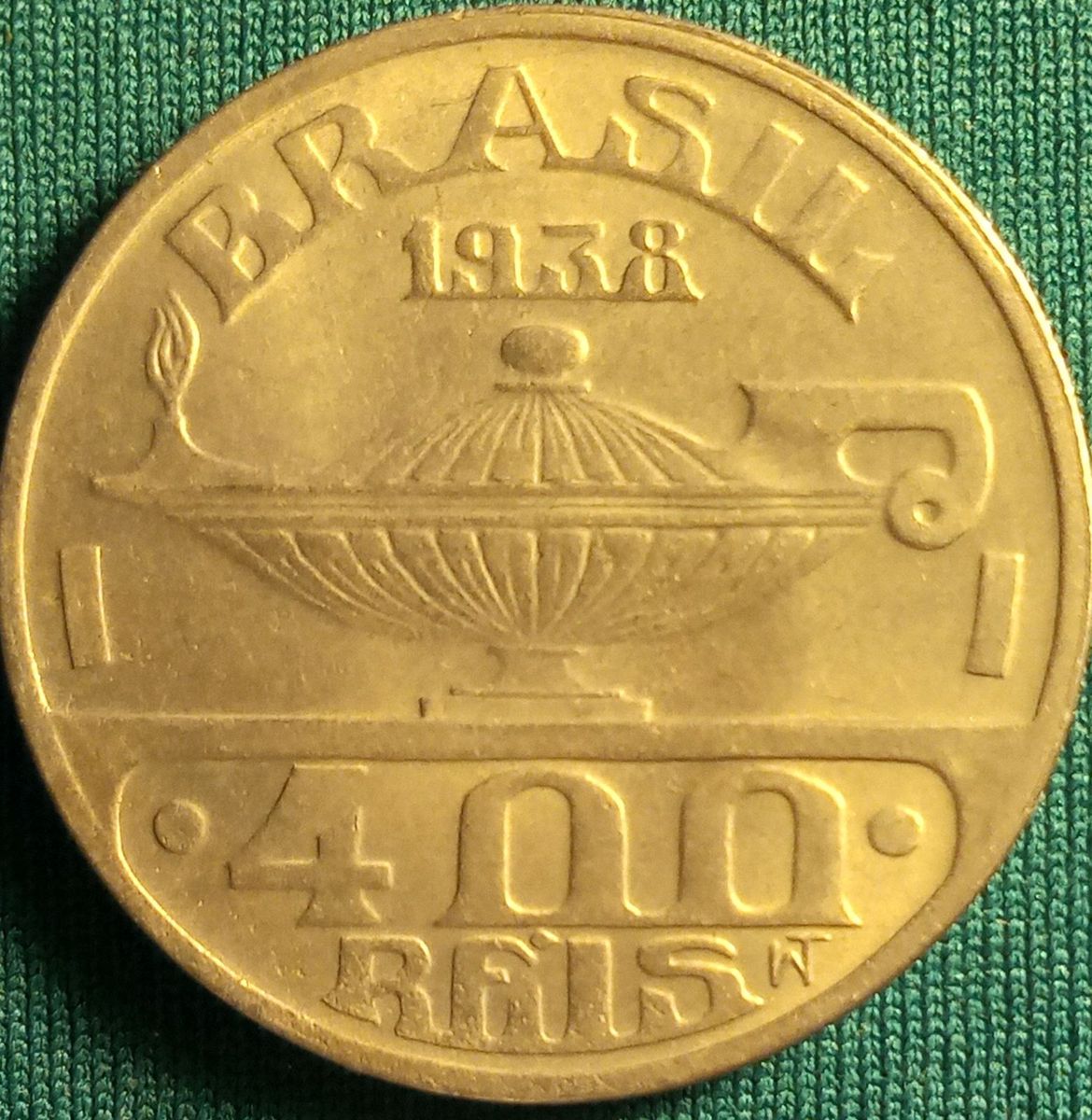 Moeda de 400 Réis Ano 1938 | Produto Vintage e Retro Znc Znc Usado ...