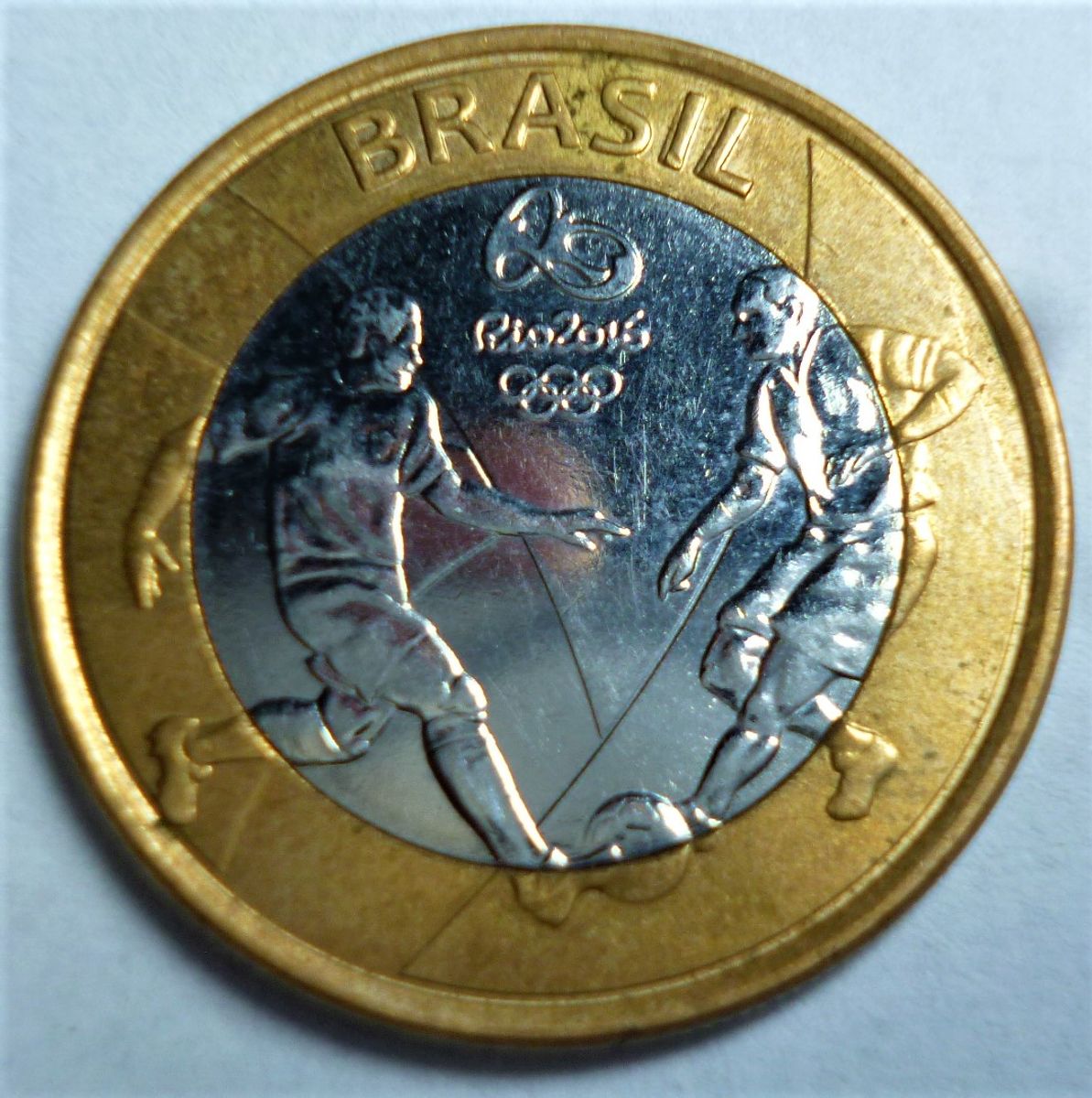 Moeda de Um Real Brasileiro Olimpíadas