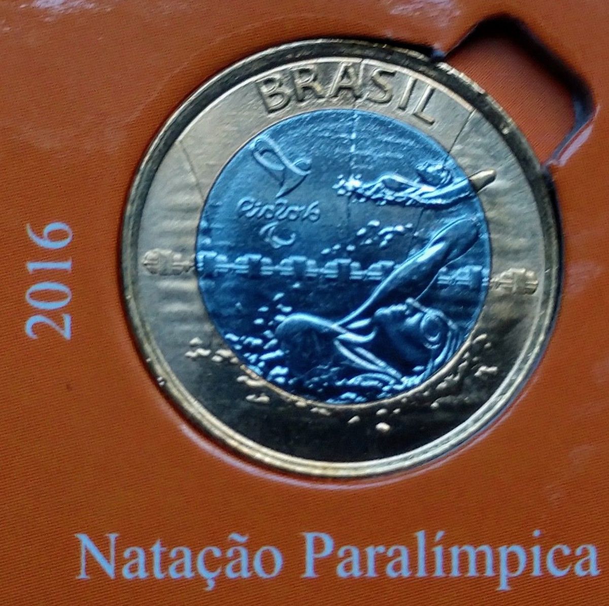 Moeda Natacao Paralimpica Olimpiadas Rio 2016 Produto Vintage E Retro Usado 42951331 Enjoei