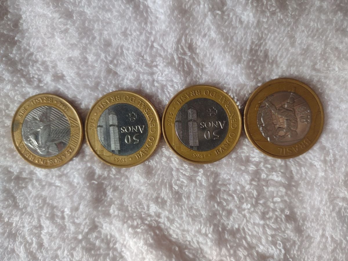 Moedas Colecionáveis | Produto Vintage e Retro Banco Do Brasil Usado ...
