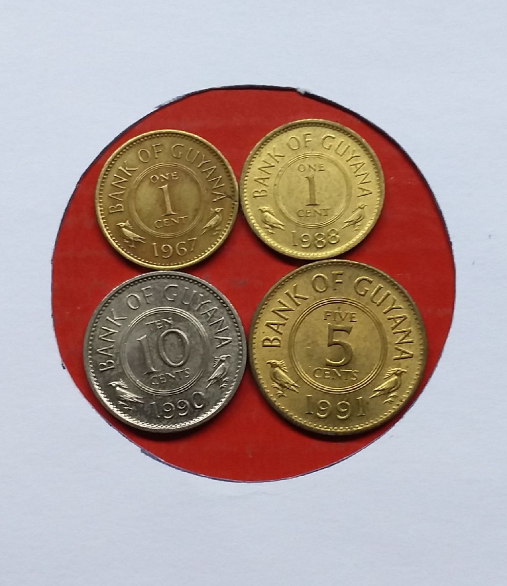 Moedas da Guiana Cacareco Moedas Da Guiana Usado 42375916 enjoei