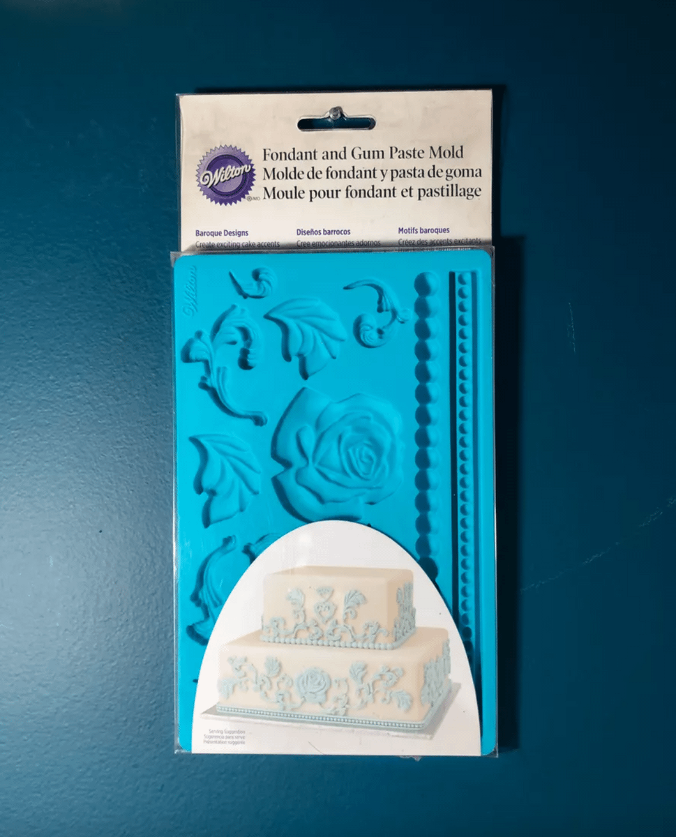 Molde para Fondant e Pasta Americana Floral Wilton (confeitaria