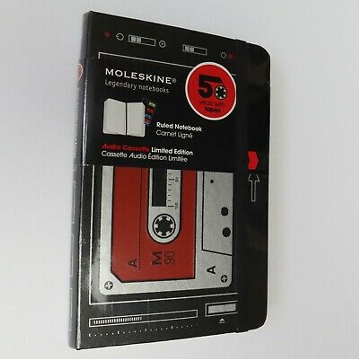 Moleskine Special Edition Audio Cassette Item de Papelaria Moleskine