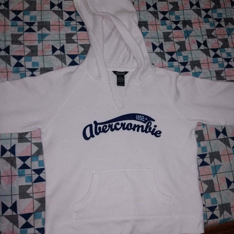 Moletom store abercrombie branco