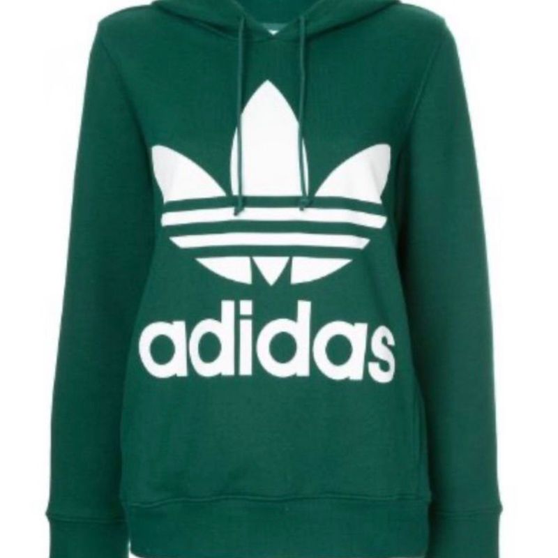 Moletom adidas verde store feminino