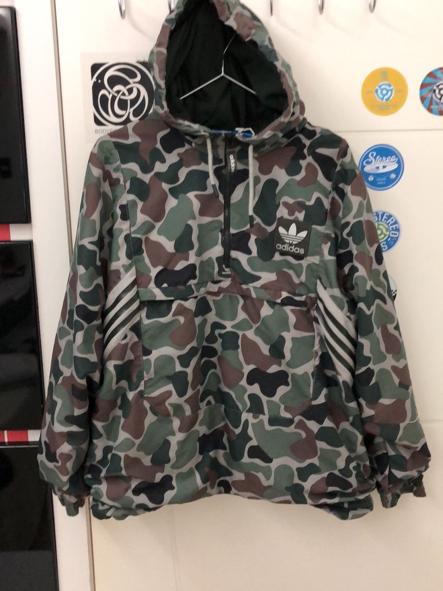 casaco adidas camuflado