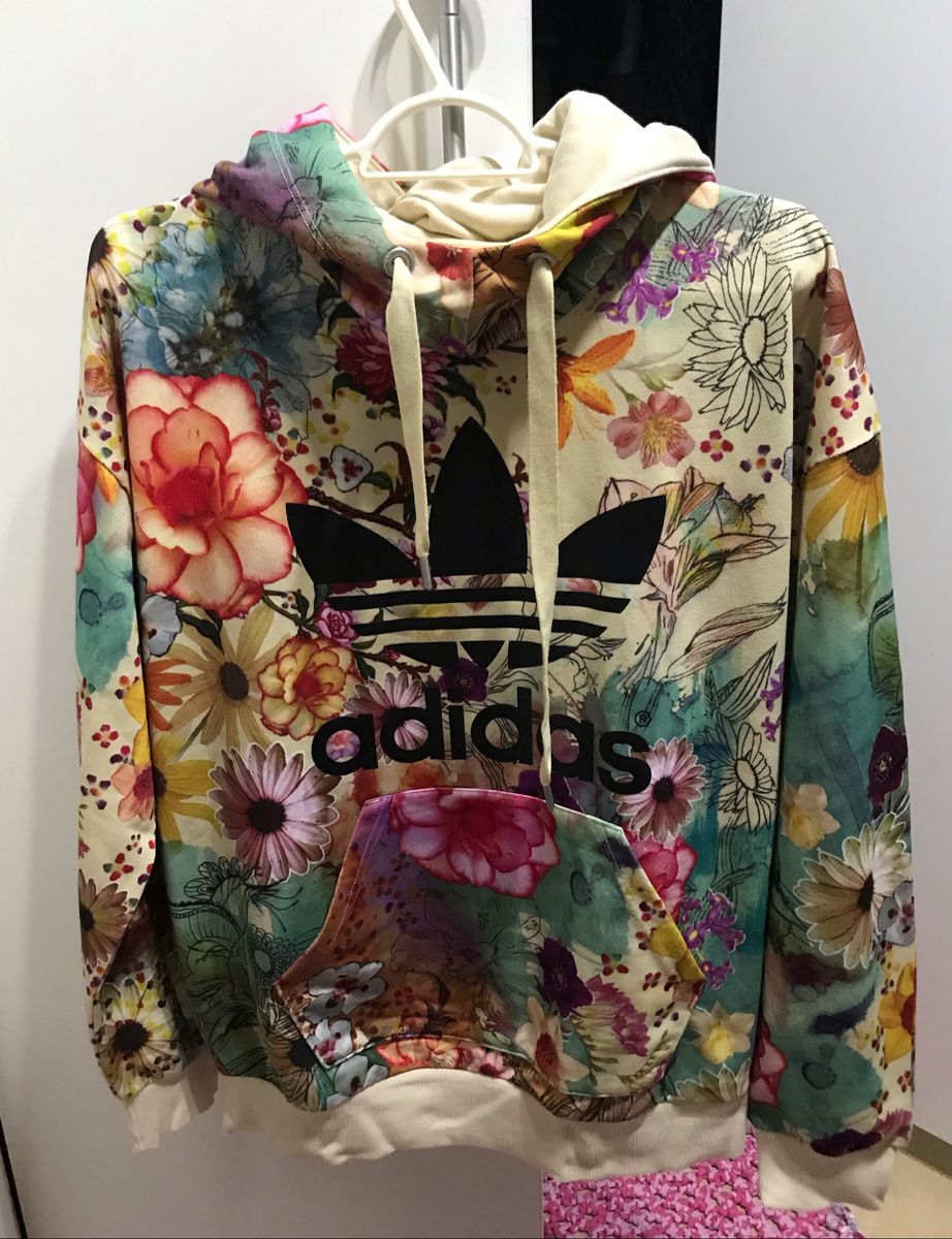 moletom adidas feminino estampado