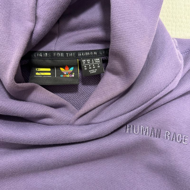 Hoodie Adidas Human Race Mens Purple ADIDAS Humanrace Unisex