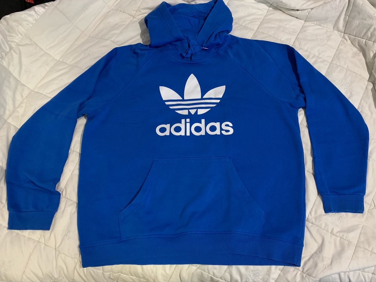 moletom adidas masculino azul