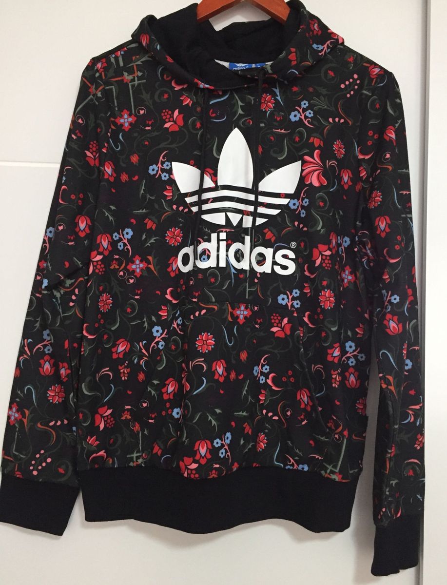 blusa de moletom da adidas feminina