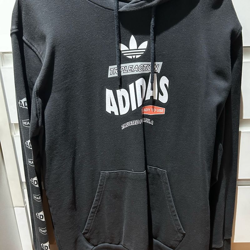 Moletom Adidas Originals Preto Casaco Masculino Adidas Originals Usado  105173069 enjoei