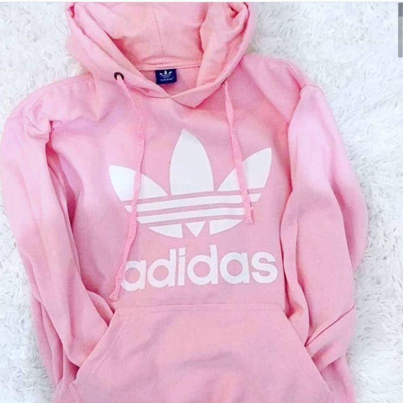 Moletom rosa bebe adidas sale