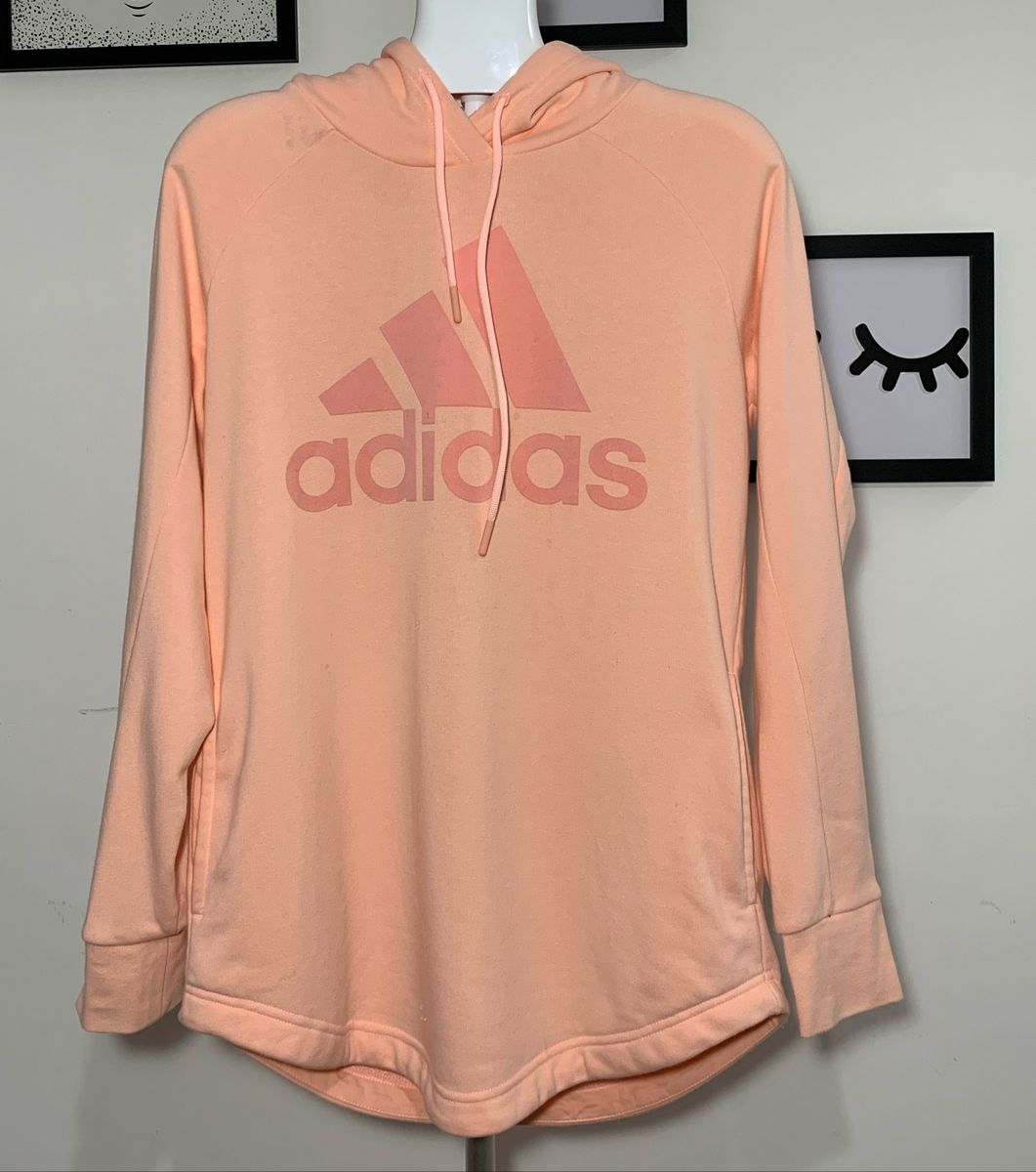 moletom adidas rosa claro