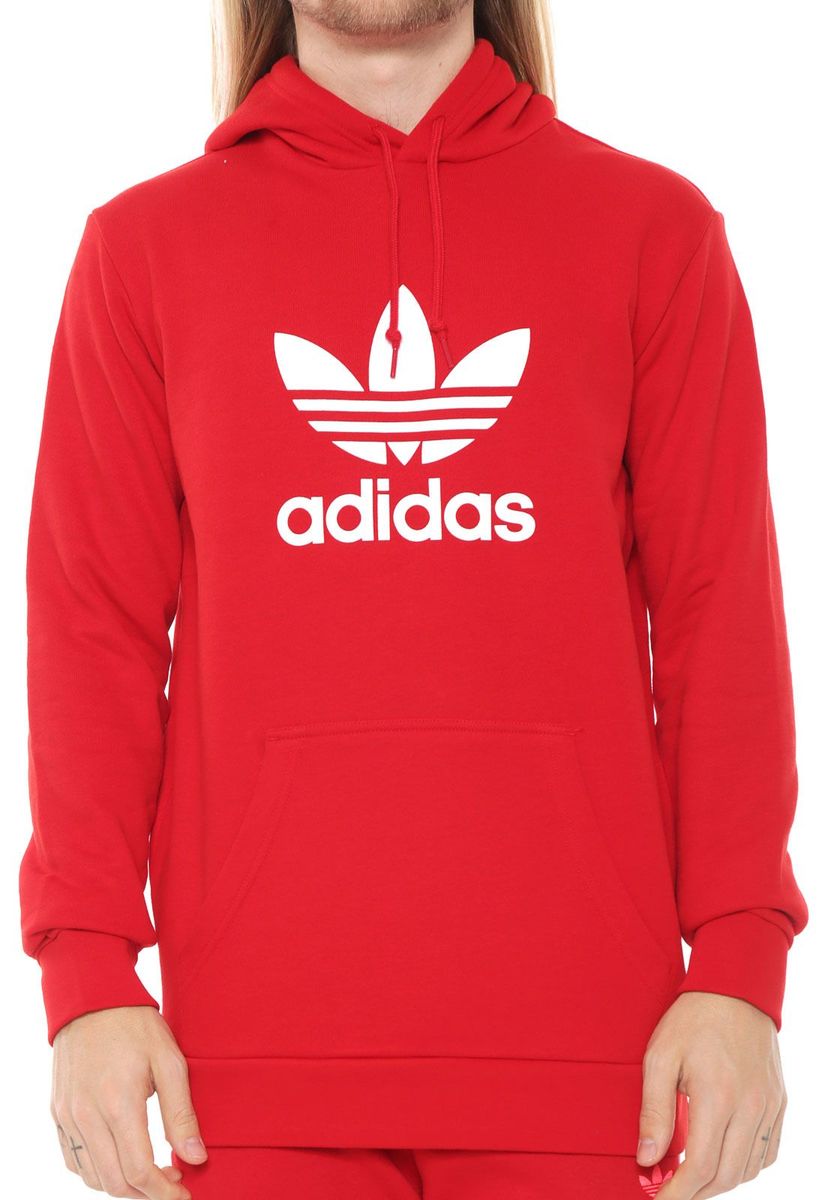 moletom da adidas vermelho