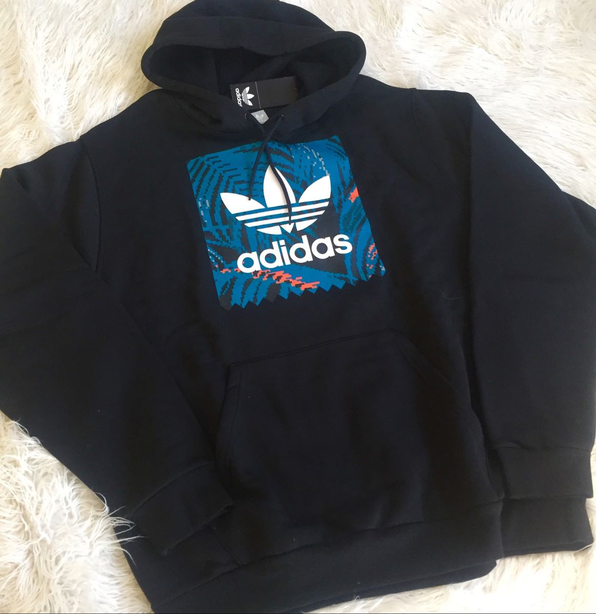 casaco moletom adidas