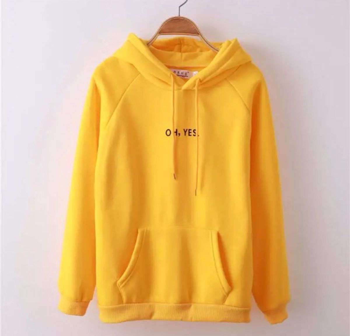 moletom feminino amarelo