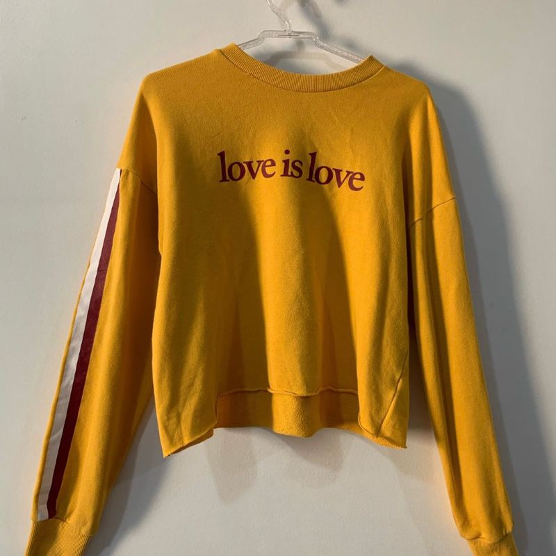 Moletom amarelo hot sale forever 21