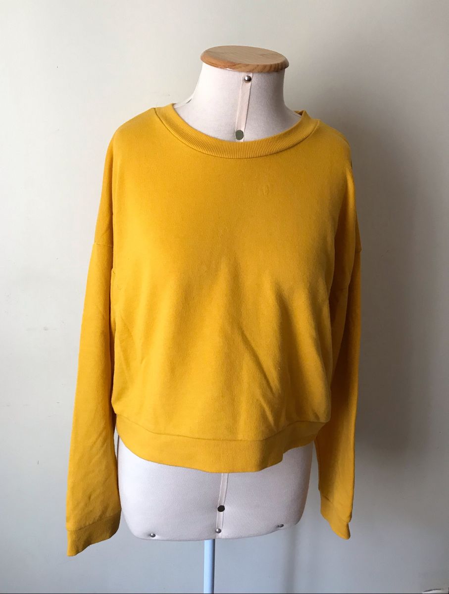 moletom amarelo forever 21
