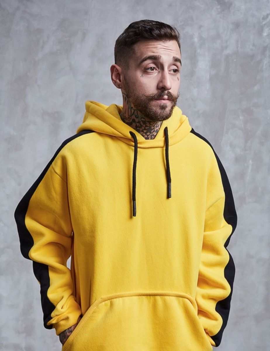 casaco amarelo masculino