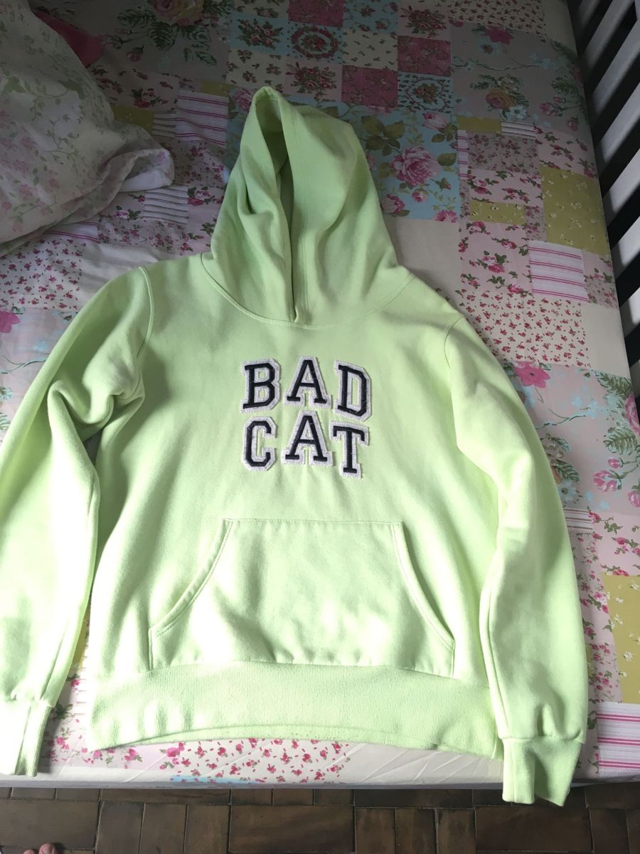 blusa moletom bad cat