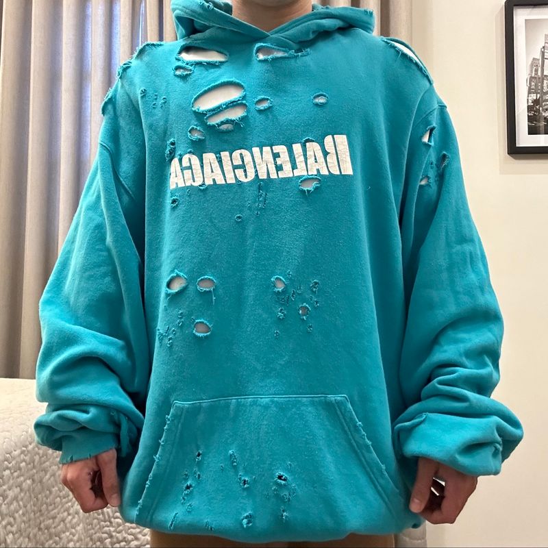 Moletom Balenciaga Oversize Casaco Masculino Balenciaga Usado 86613069 enjoei