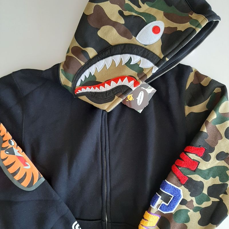 Moletom bape 2024 shark replica