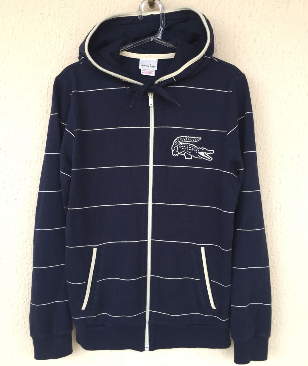 blusa de frio da lacoste masculina moletom