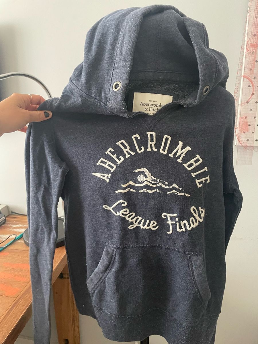 Moletom Blusa de Frio Abercrombie e Fitch Abercrombie Fitch