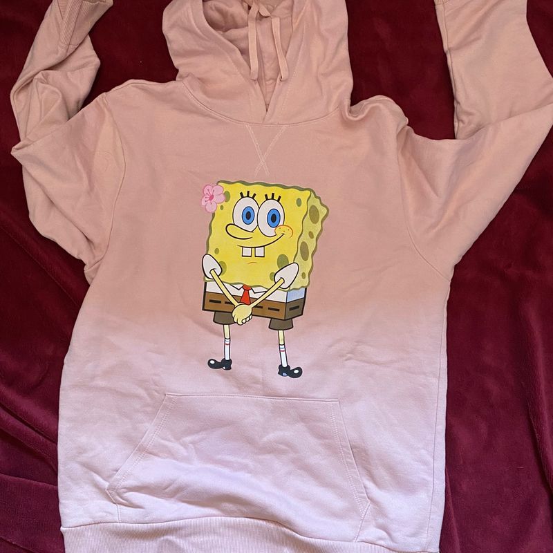 Moletom bob best sale esponja feminino