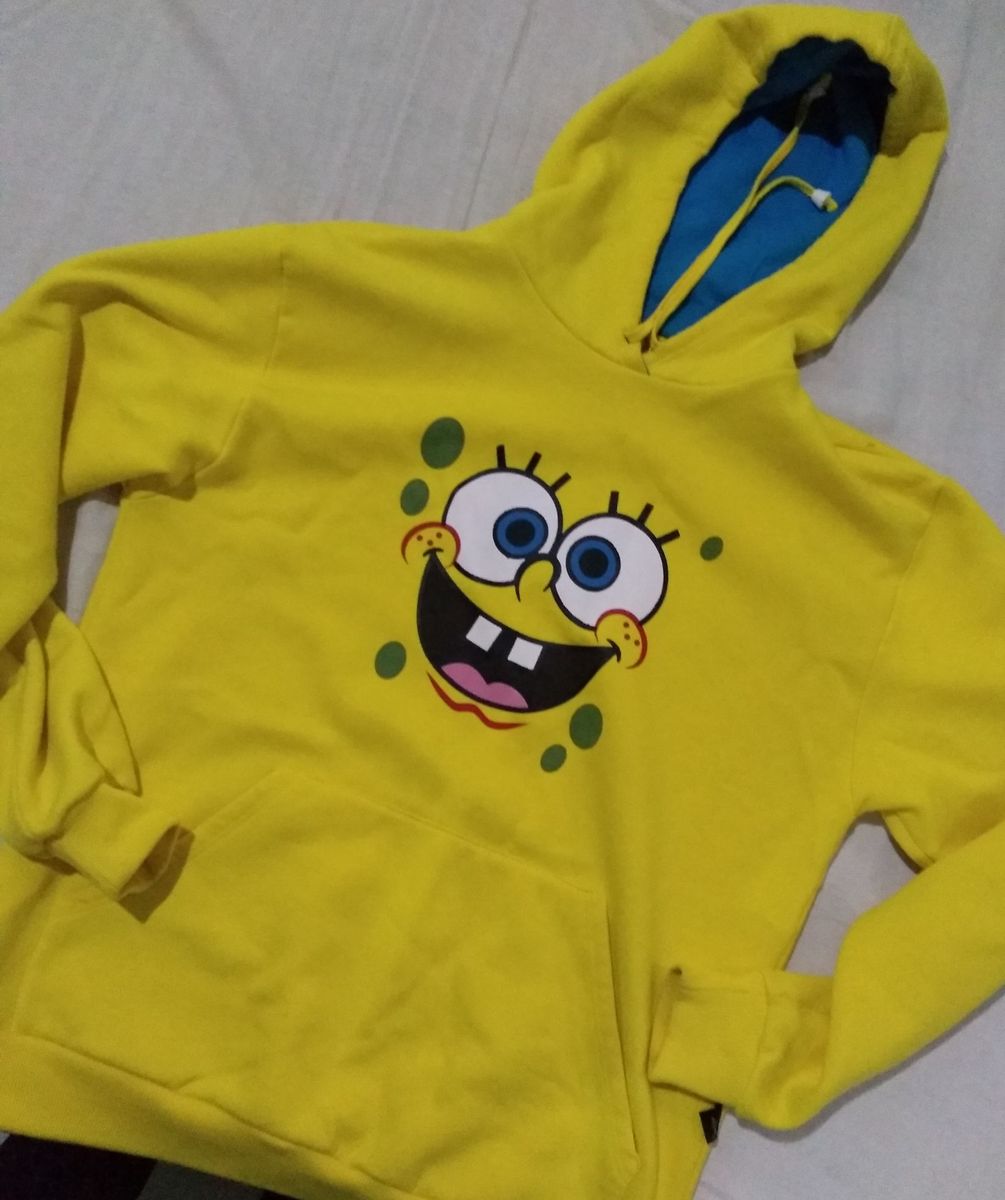 moletom bob esponja feminino