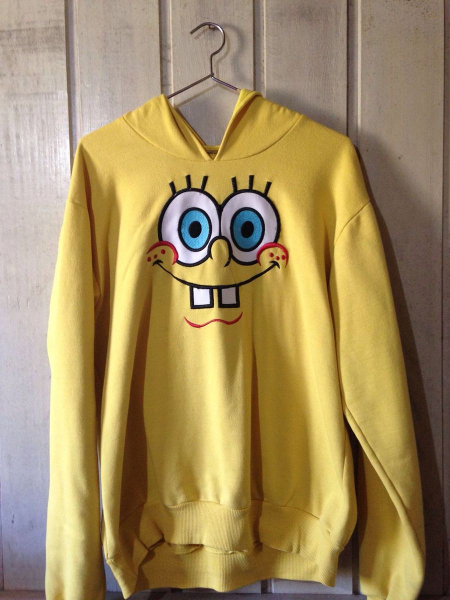 moletom bob esponja feminino