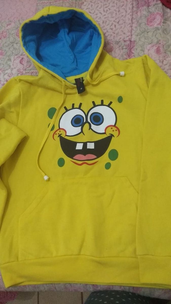 moletom bob esponja feminino