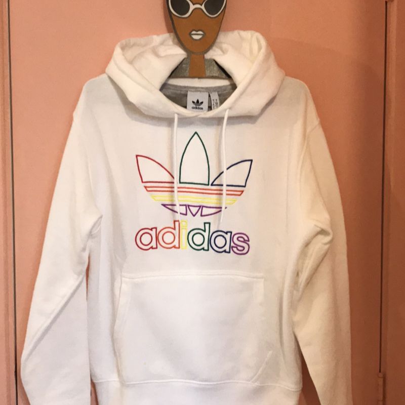 Moletom deals pride adidas