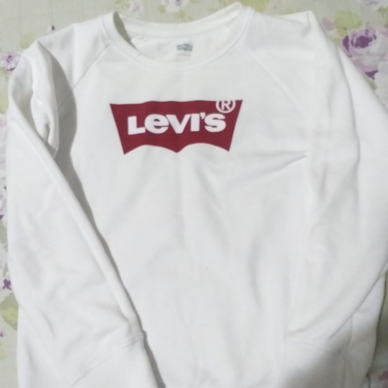 Moletom best sale branco levis