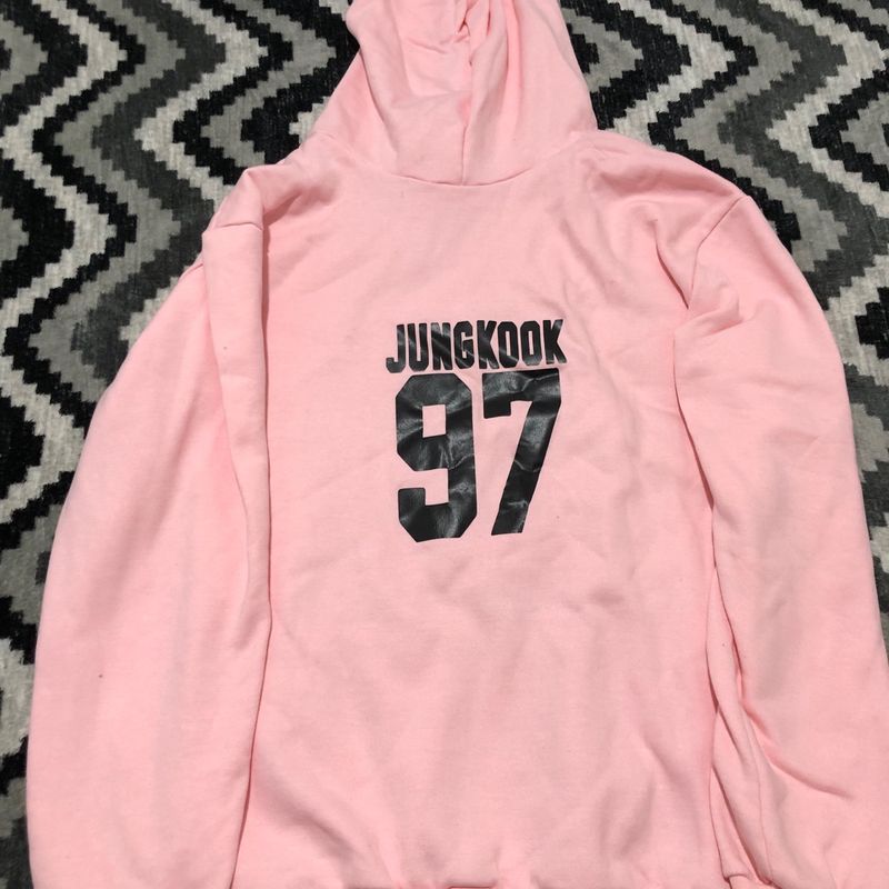 Moletom bts jungkook store rosa