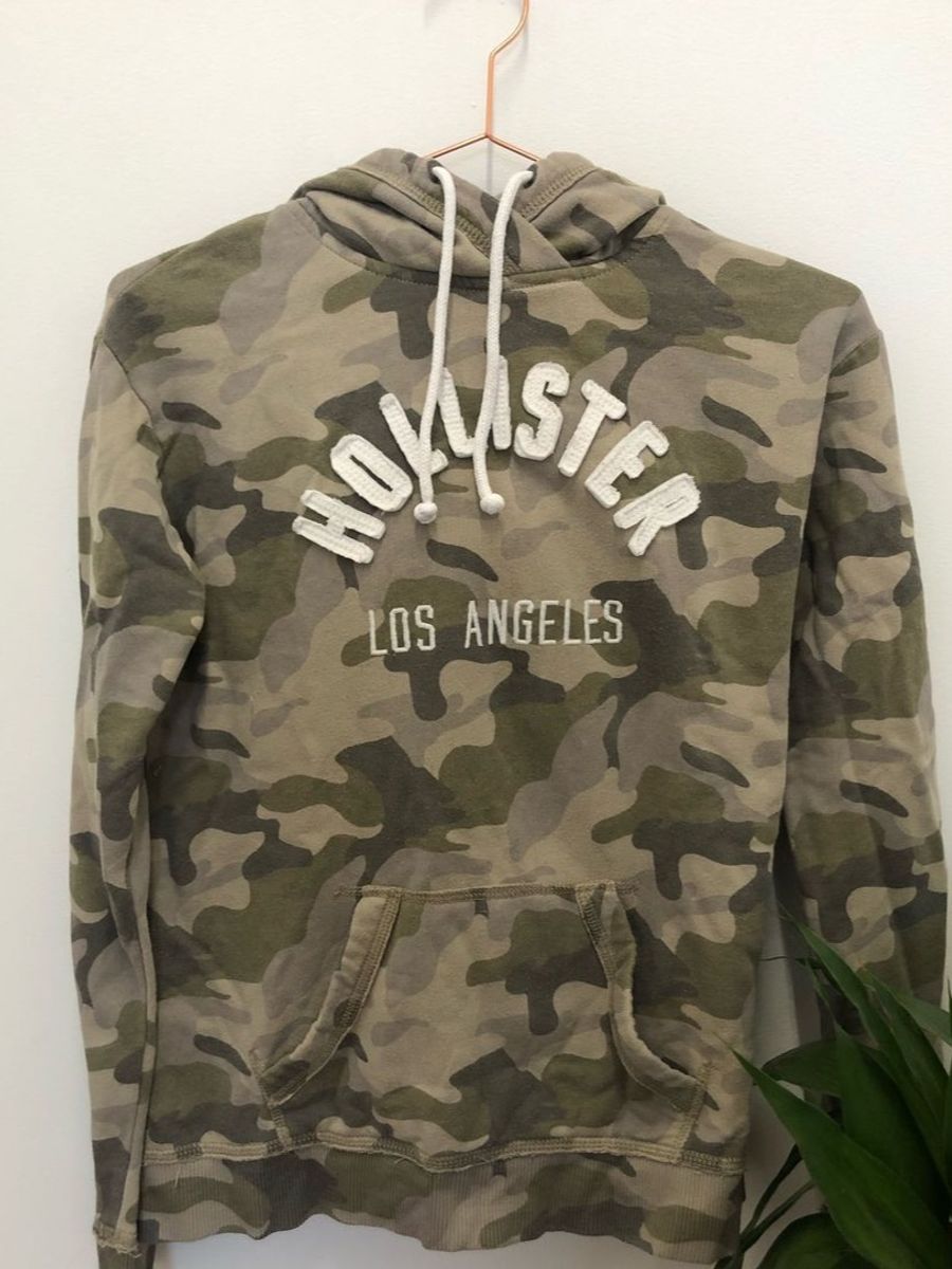 moletom hollister camuflado