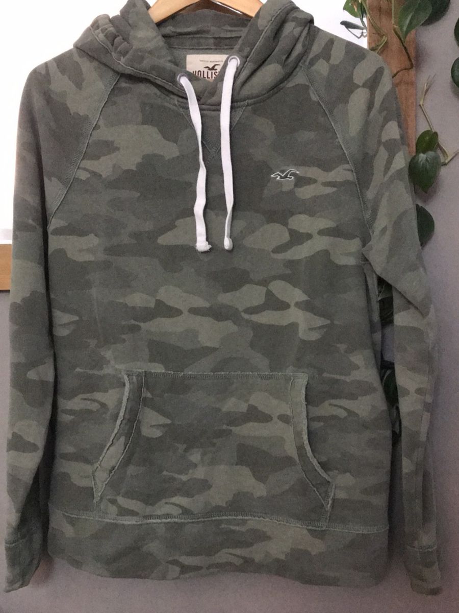 moletom hollister camuflado
